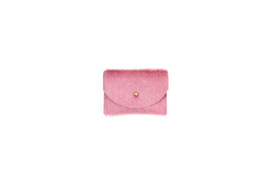 Cardholder - Rose Hair on Hide