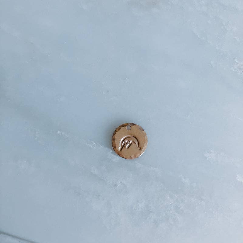 Hand Stamped Mini Coin Necklace