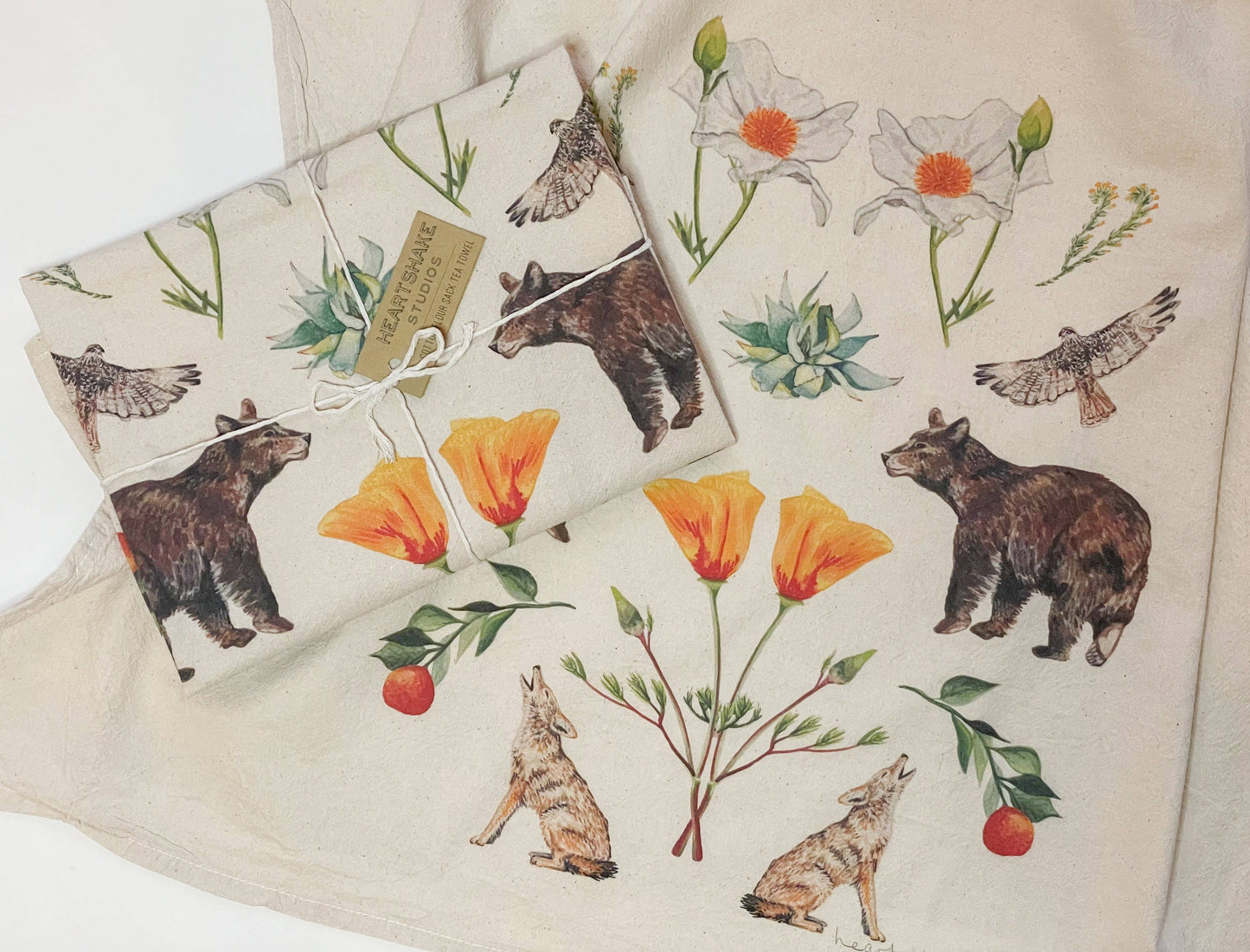Mountain Tea Towel