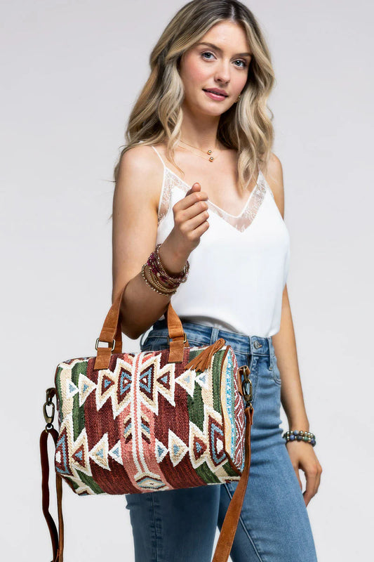 Wellesley Southwest Print Boston Bag