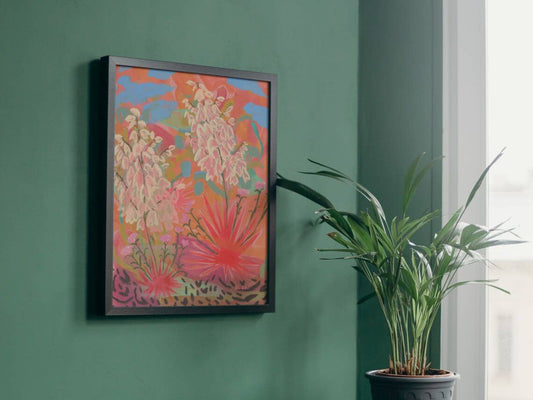 Retro Yucca Wall Art Print