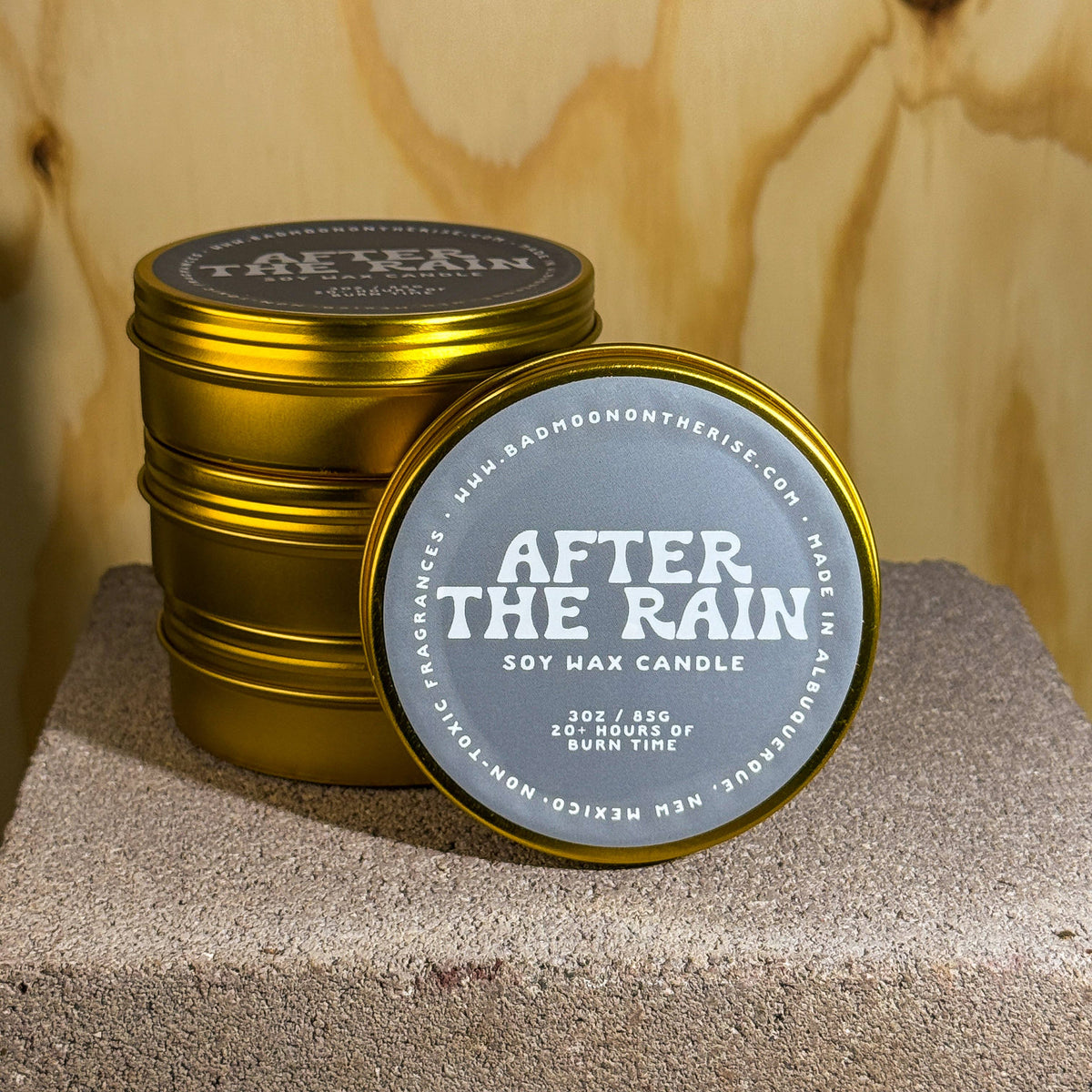 After The Rain 3oz Tin Candle