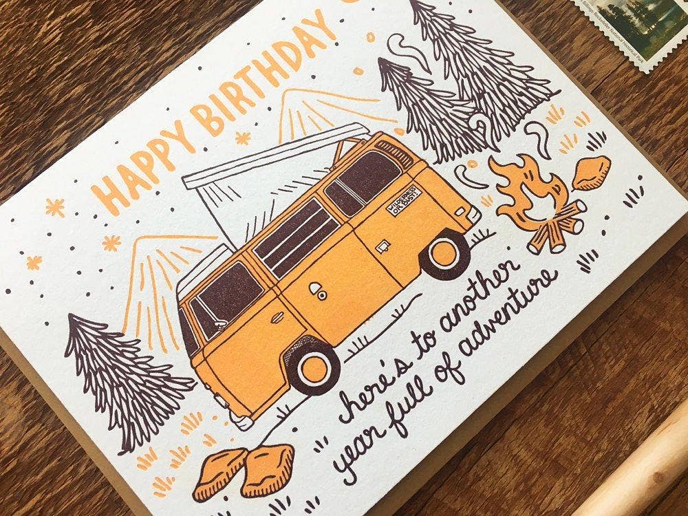 Birthday Camper Card