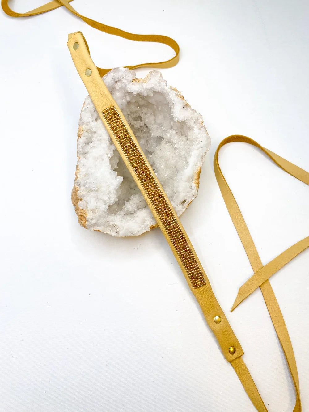 Wheat Flush Lariat Wrap