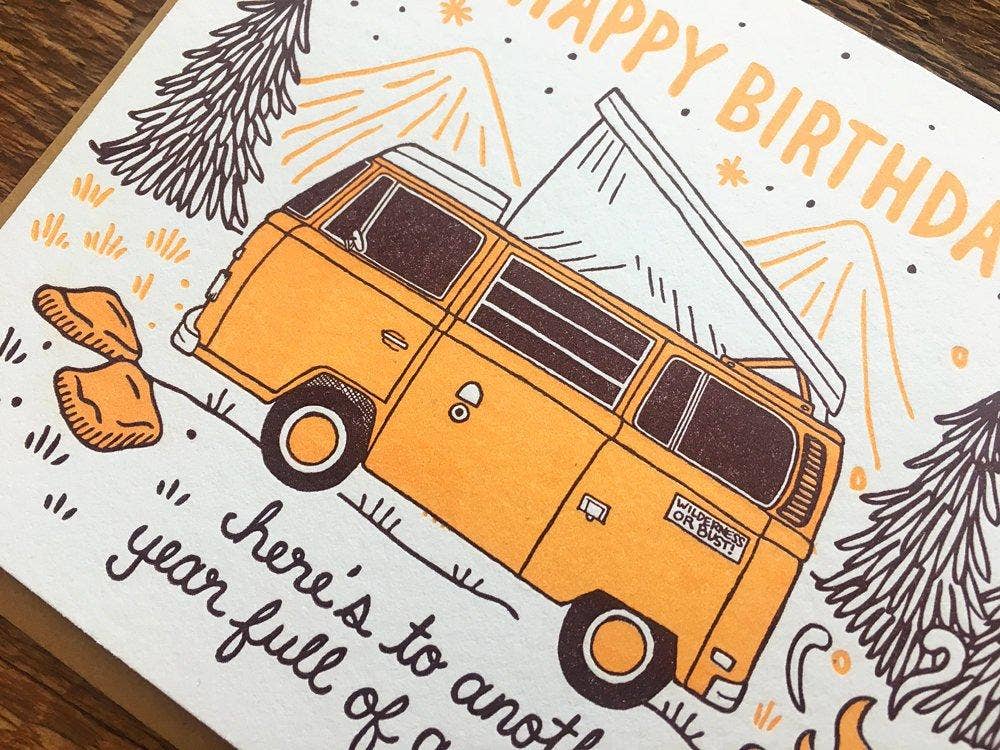 Birthday Camper Card