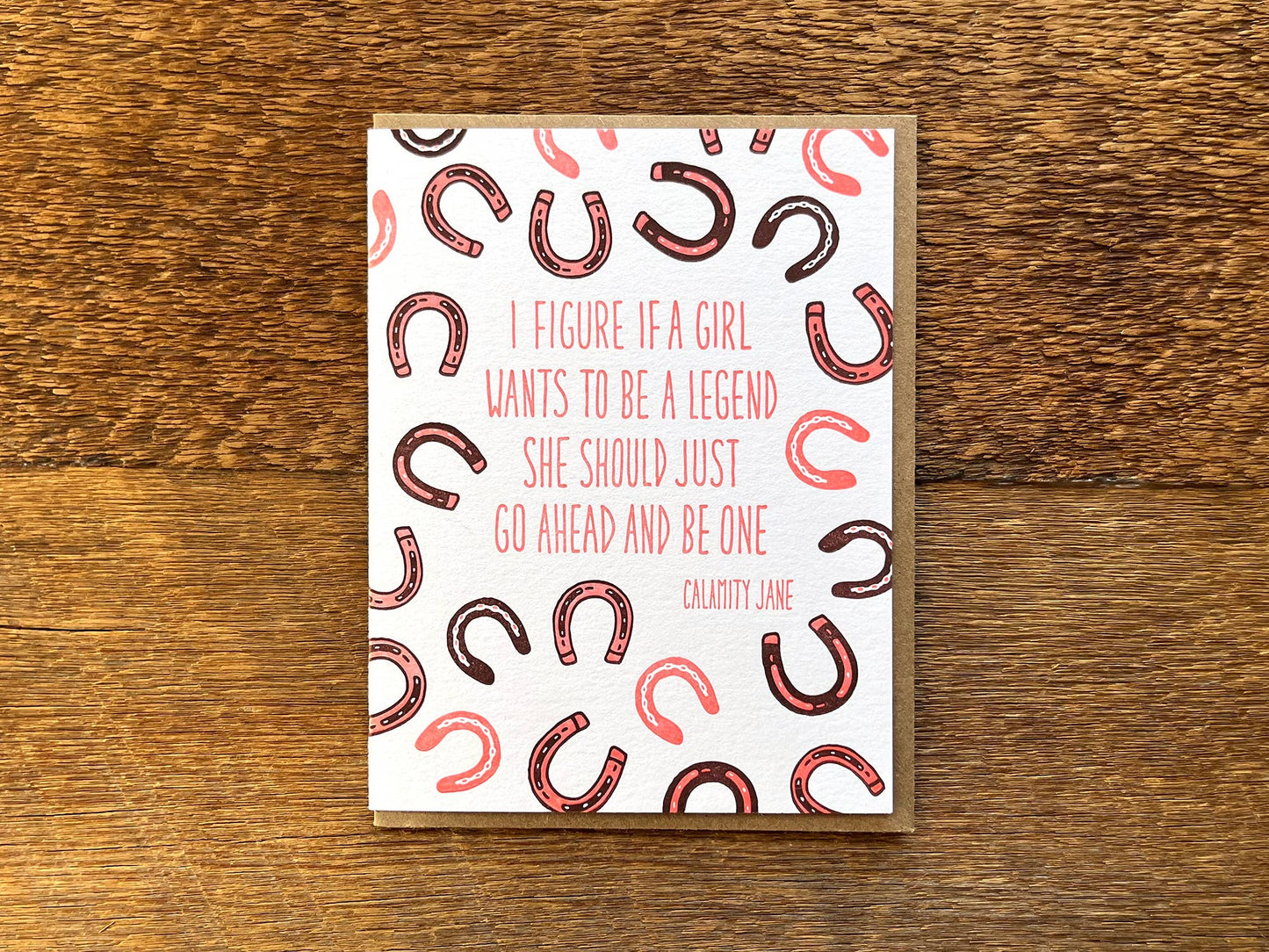 Calamity Jane Quote Card