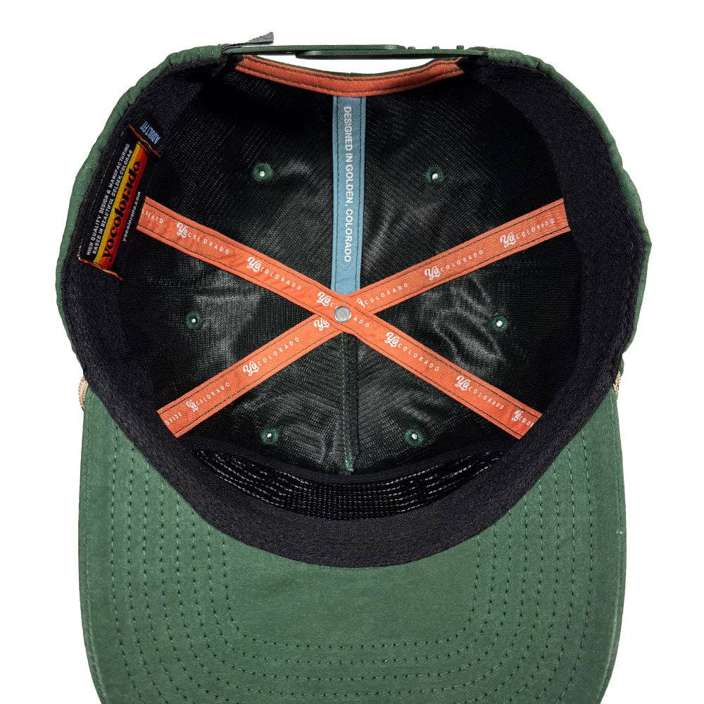 Hat - Mountain C Rope in Forest Green
