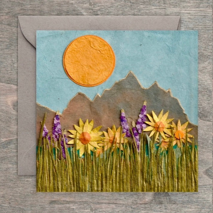 Rocky Mountain Wildflowers - Kris Batchelder Greeting Card