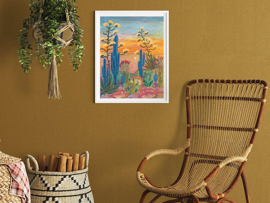 Saguaro Cactus Century Plant Print