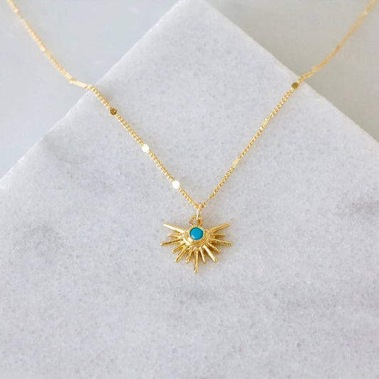 Starburst Necklace - Turquoise