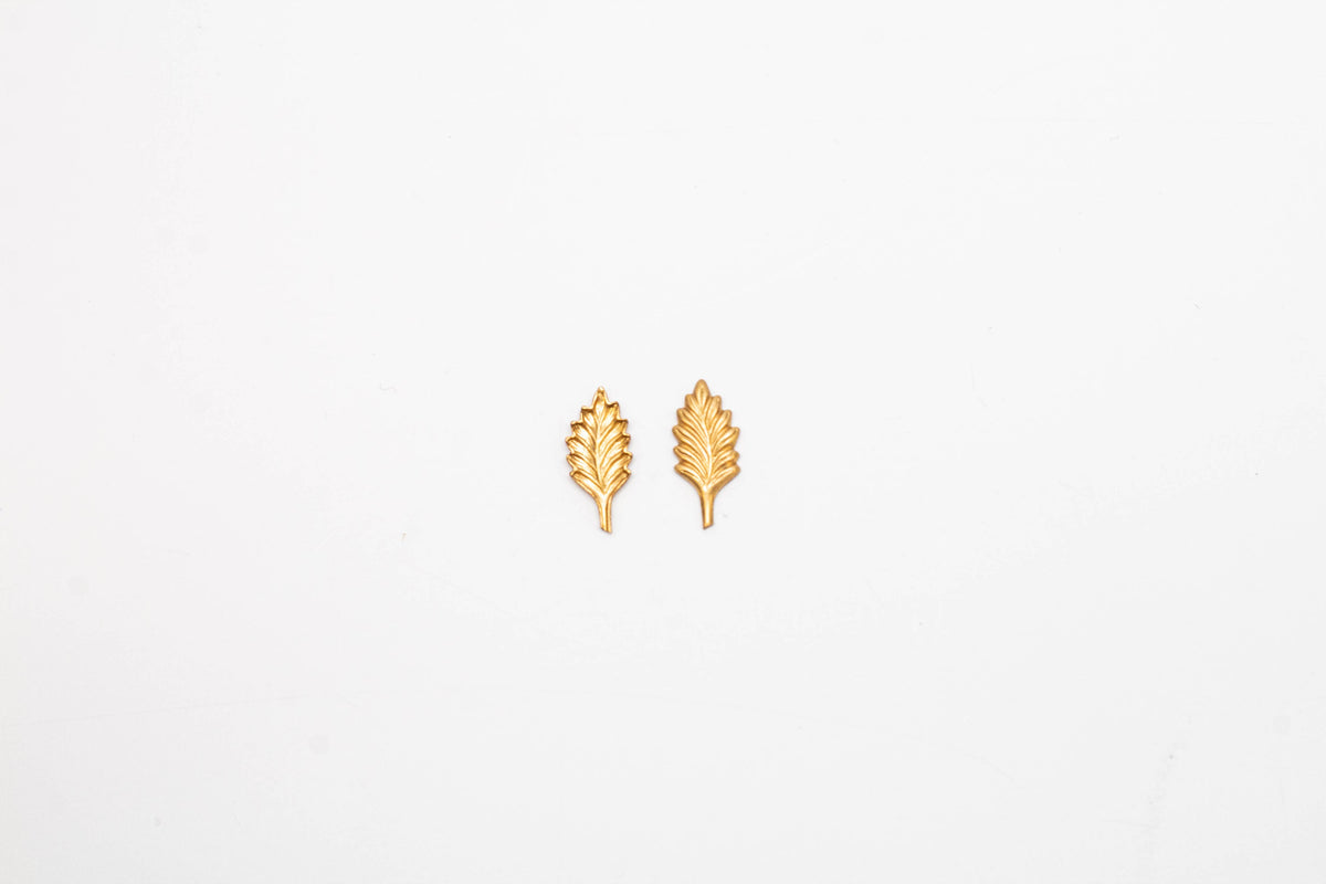 Brass Stud Earrings