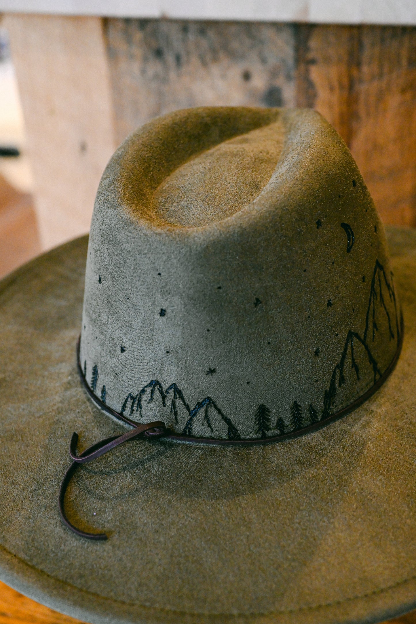 The Imogene - Hand-Burned Mountain Hat