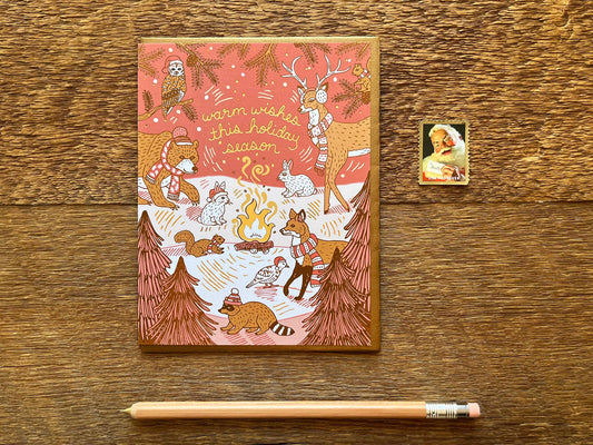 Woodland Holiday Card - Set of 6