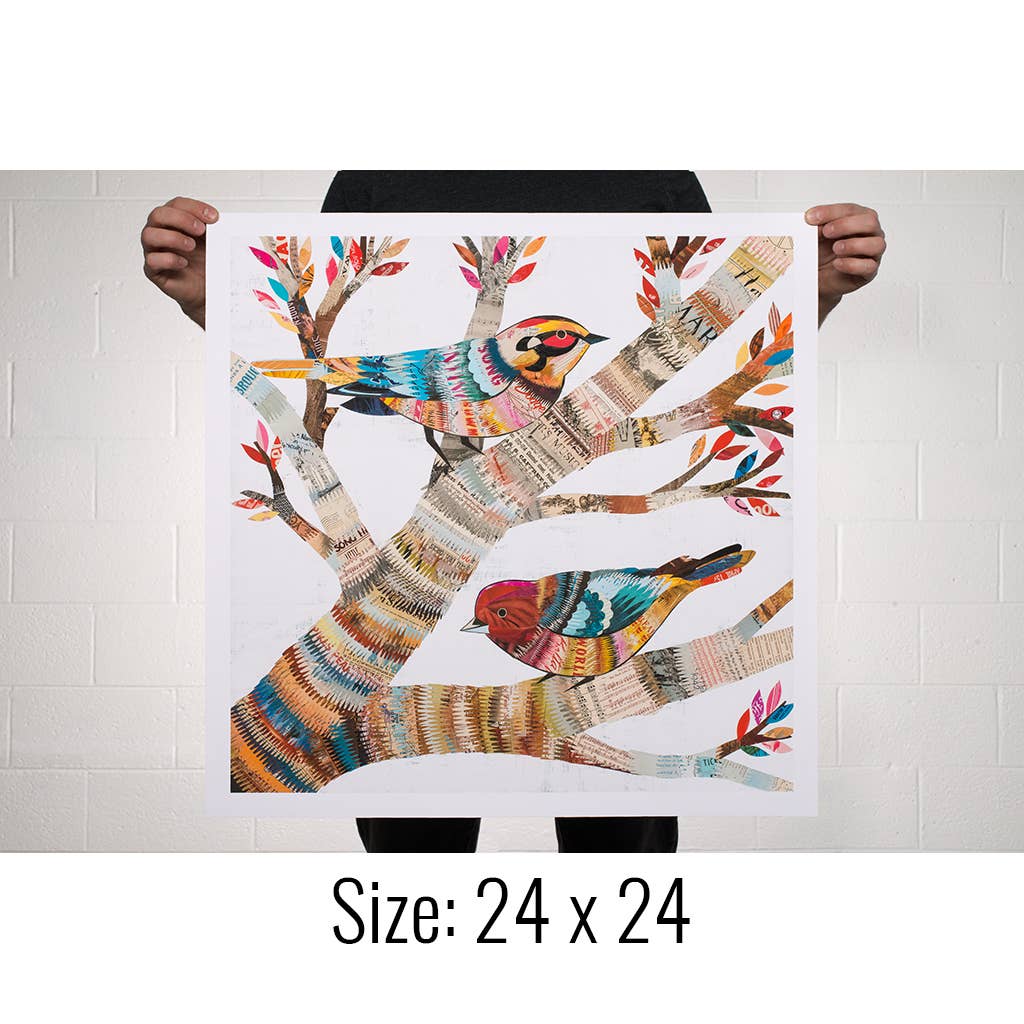 Art Print | Bird Wall Art | WARBLERS
