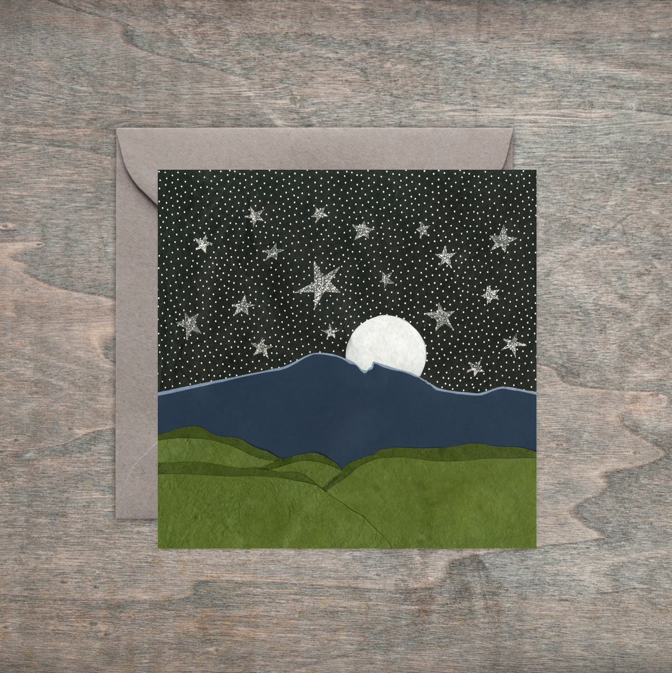 A Fuller Moonrise - Kris Batchelder Greeting Card