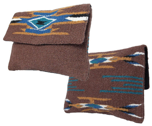 Chimayo-Style Clutch Purse - Brown