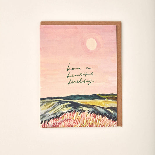 Have a Beautiful Birthday Painted Card