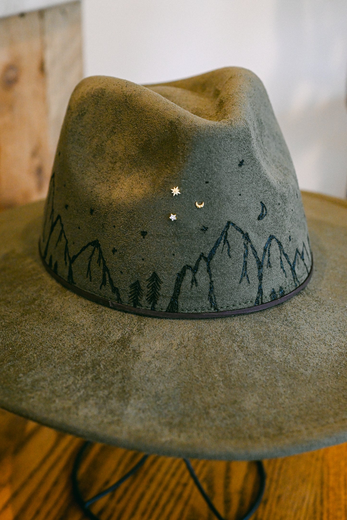 The Imogene - Hand-Burned Mountain Hat