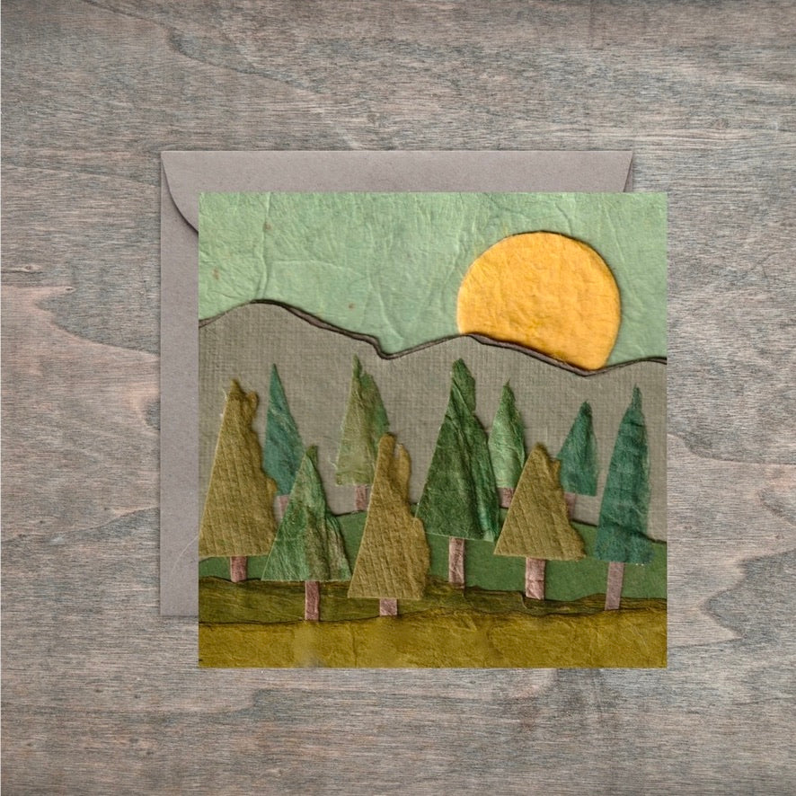 Rendezvous Skyline - Kris Batchelder Greeting Card