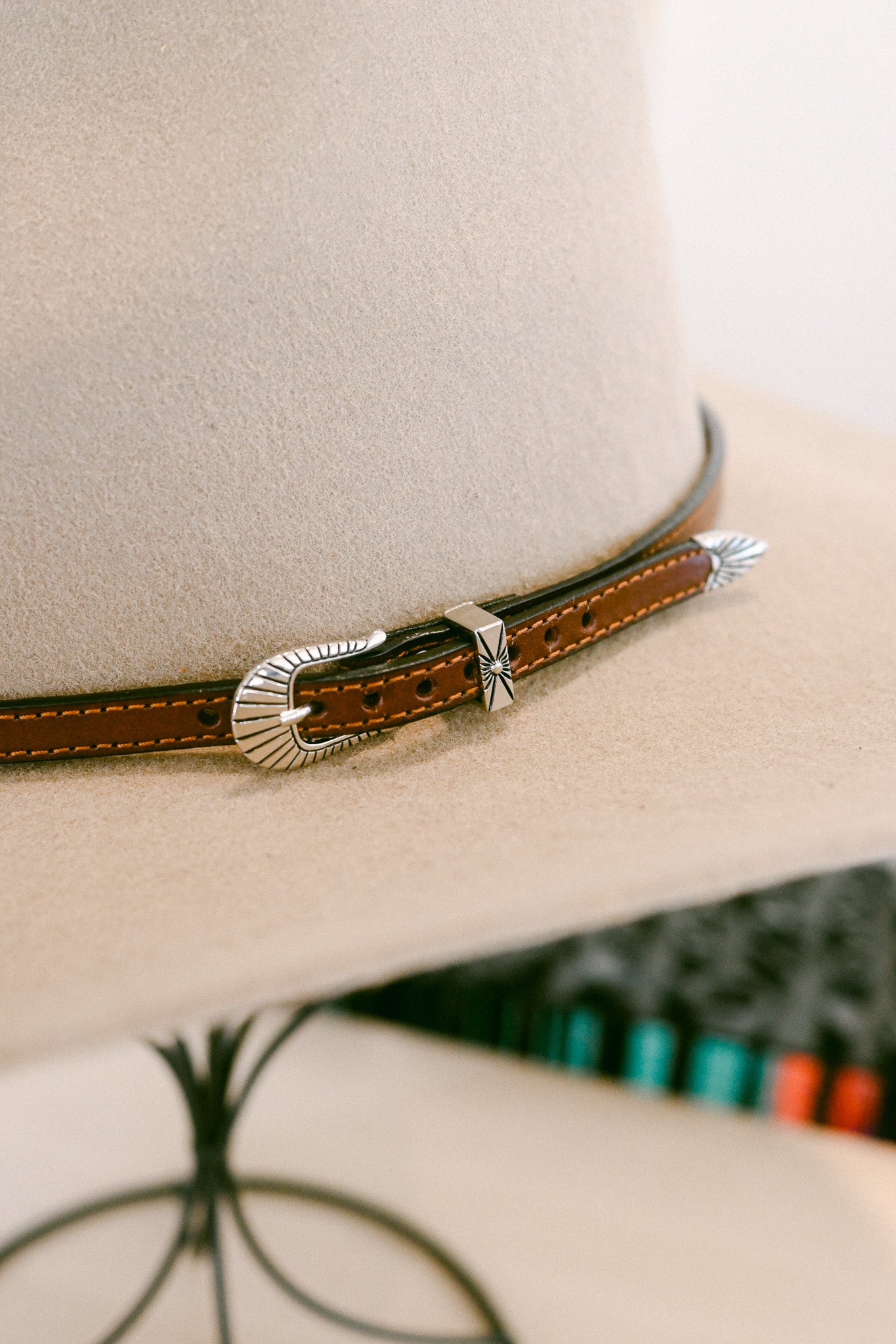 Leather Belt Hat Band