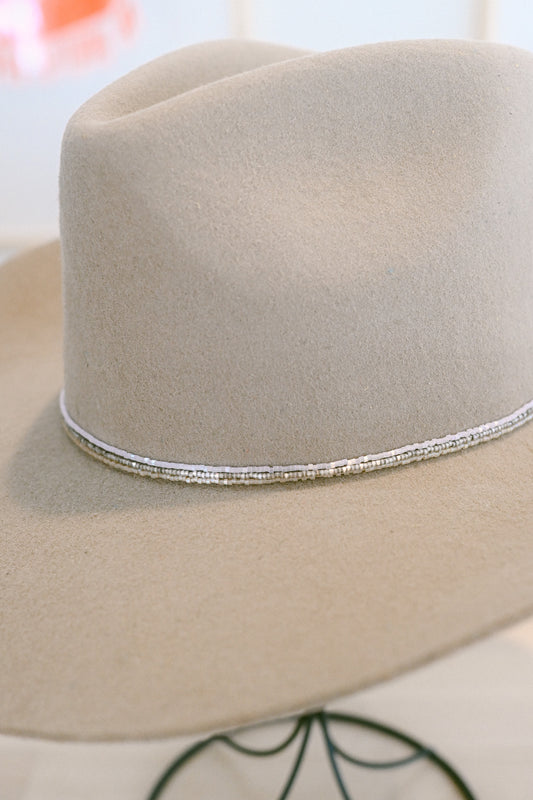 Shimmer Beaded Hat Band