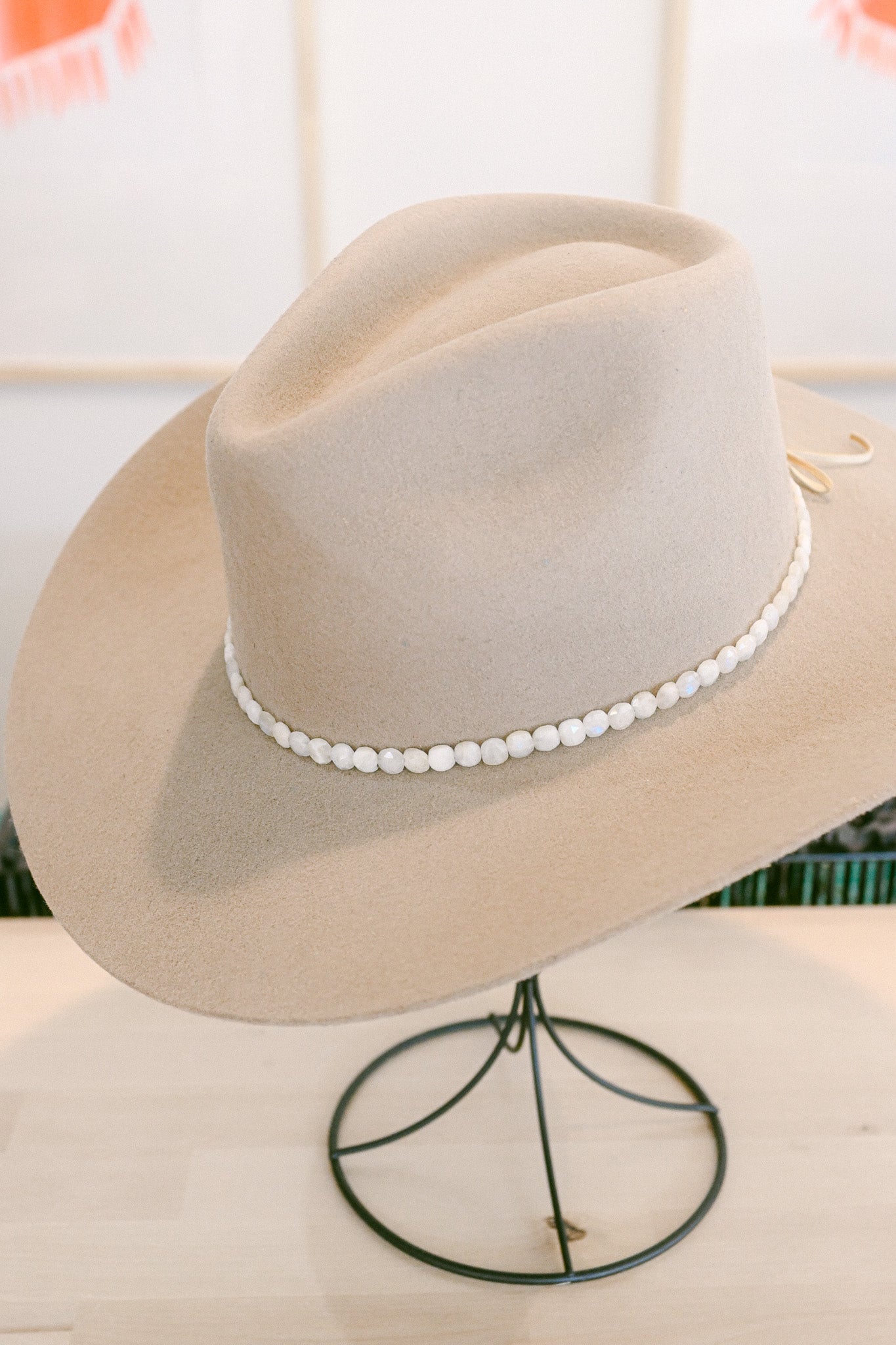 Moonstone Gemstone Hat Band