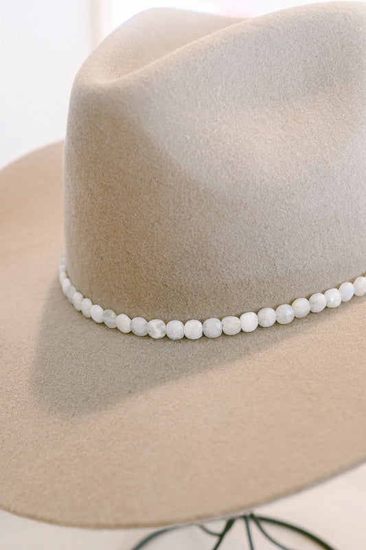 Moonstone Gemstone Hat Band