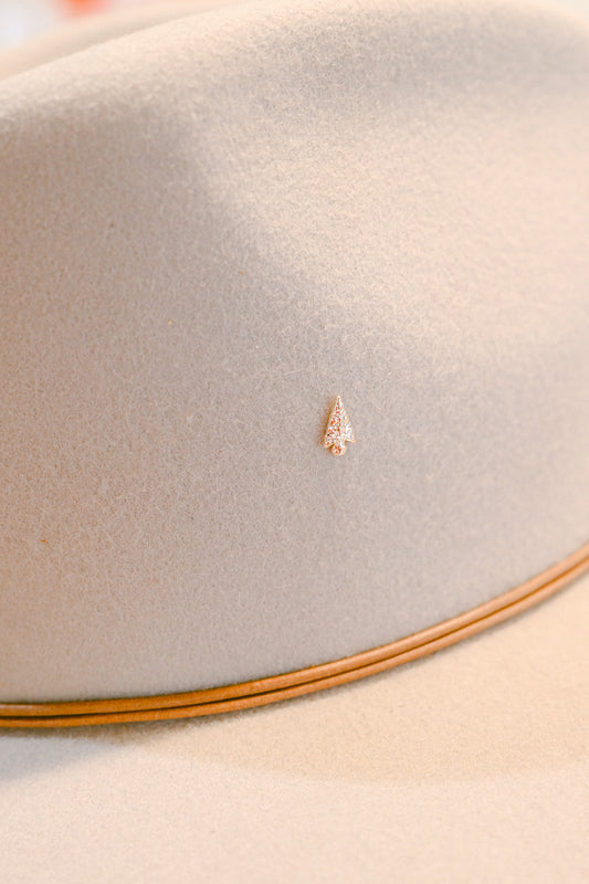 Arrowhead Hat Charm