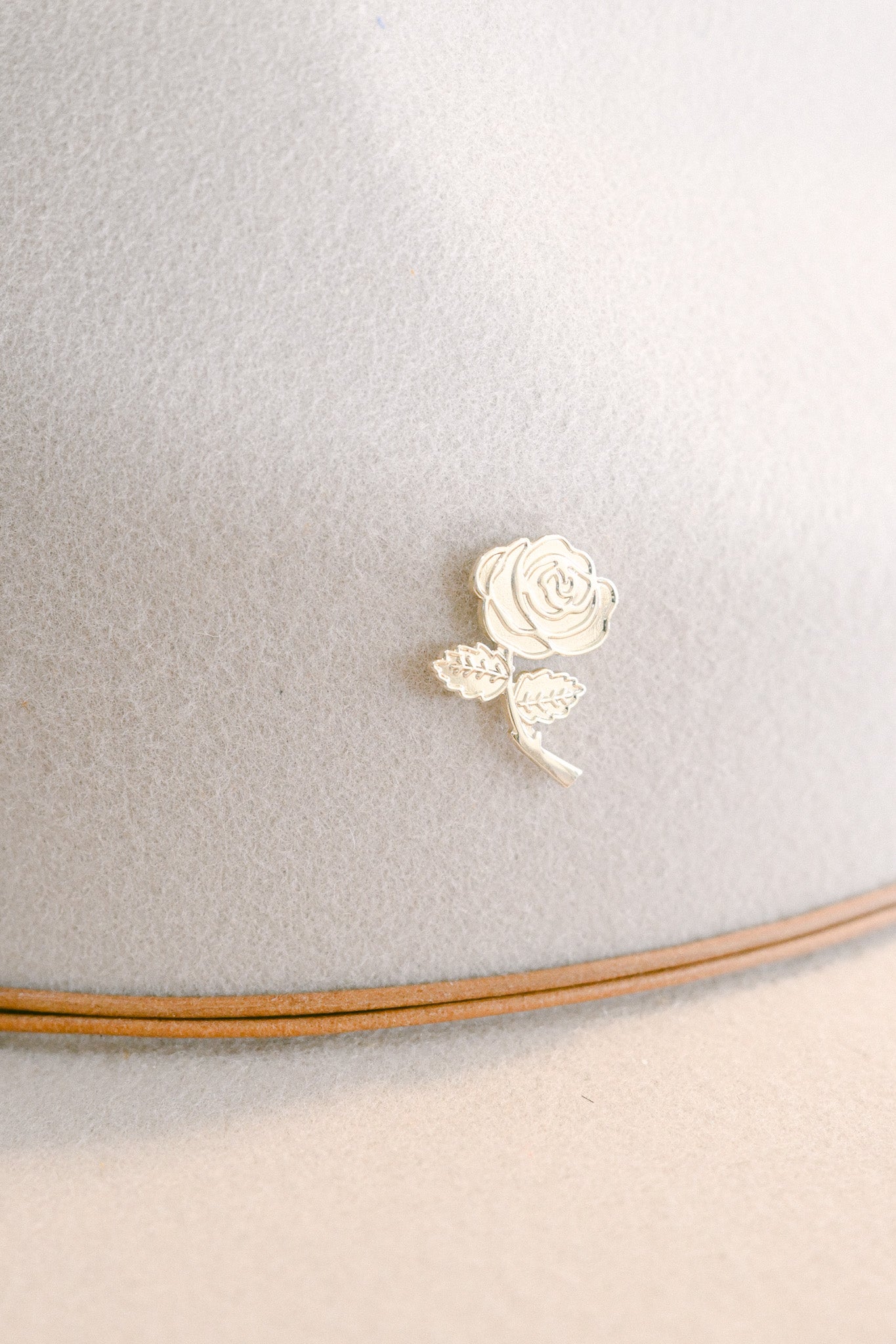 Golden Rose Pin