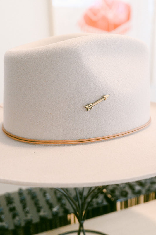 Brass Arrow Hat Pin