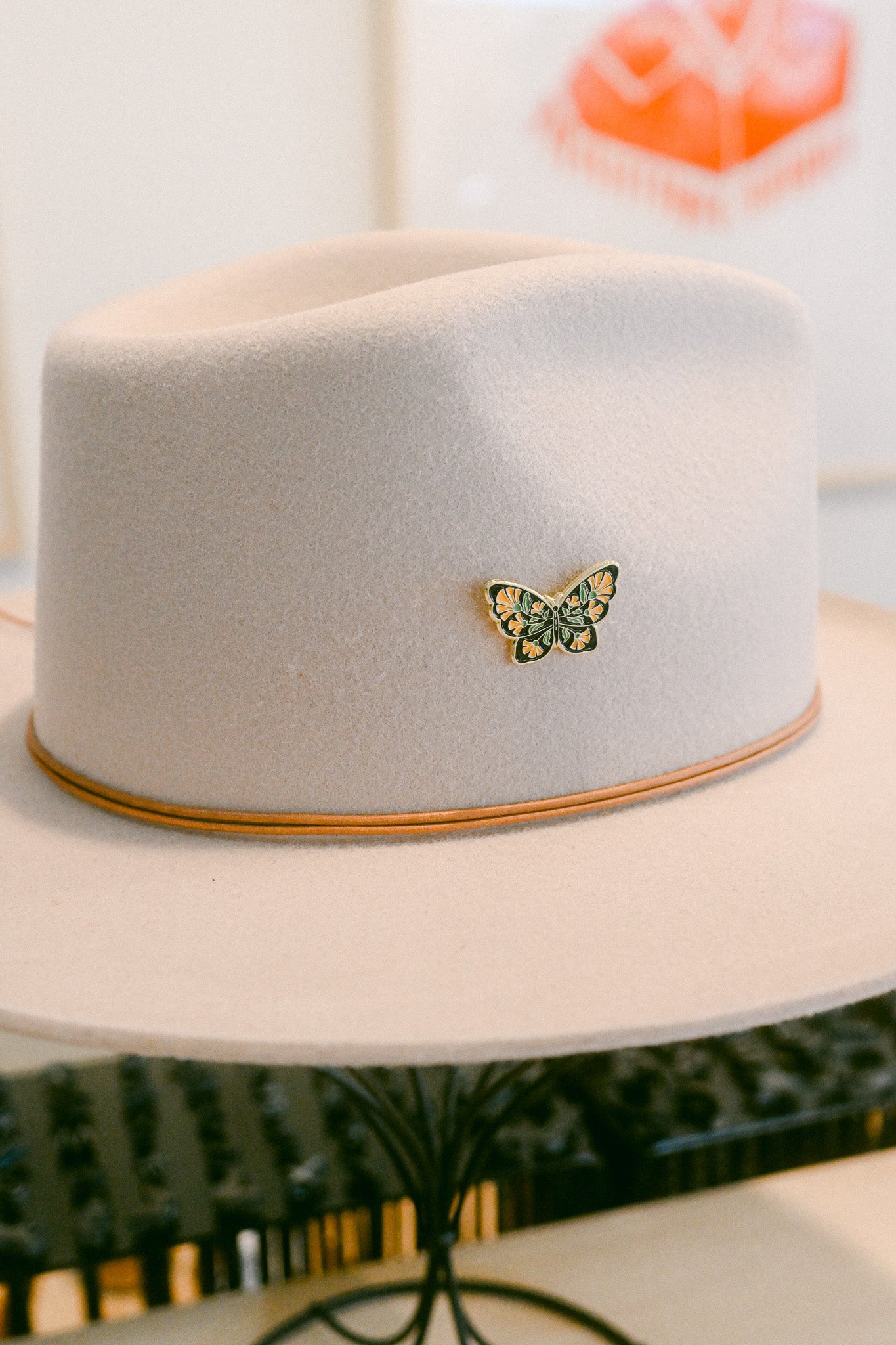 Enamel Moth Pin