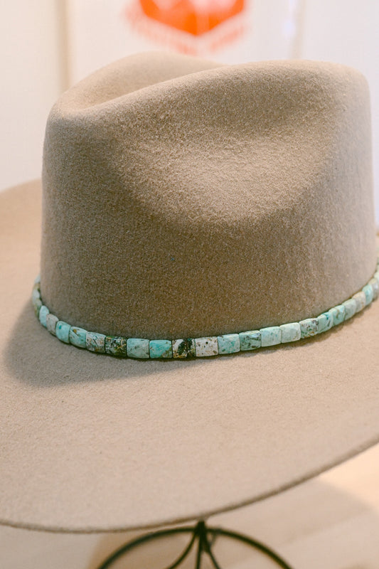 Turquoise Gemstone Hat Band