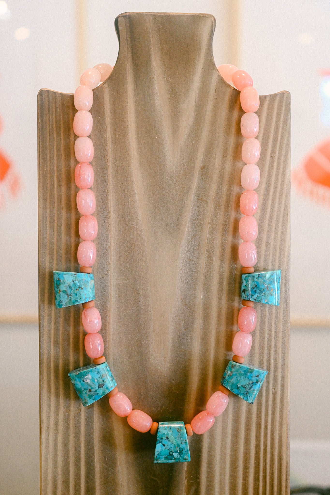 Turquoise Trapezoids Necklace