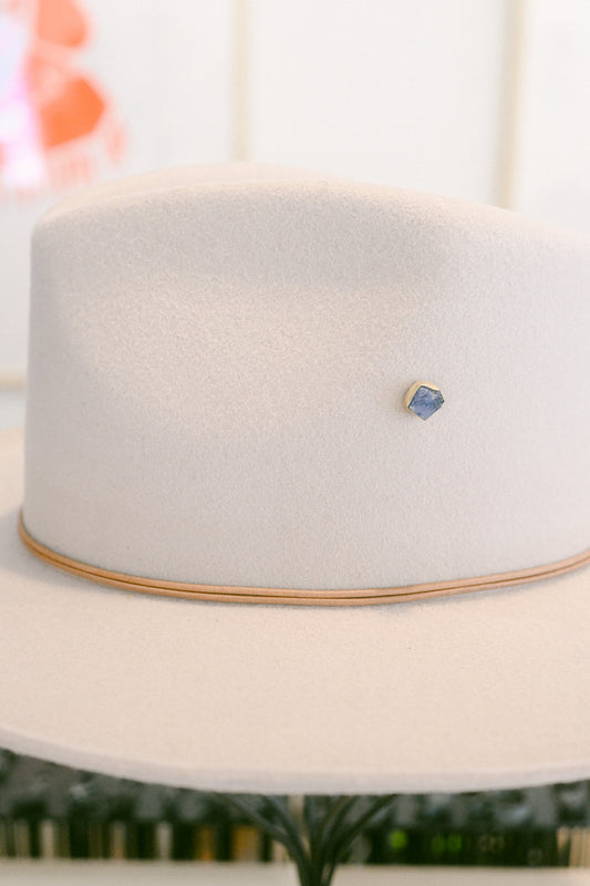 Tanzanite Gemstone Hat Charm