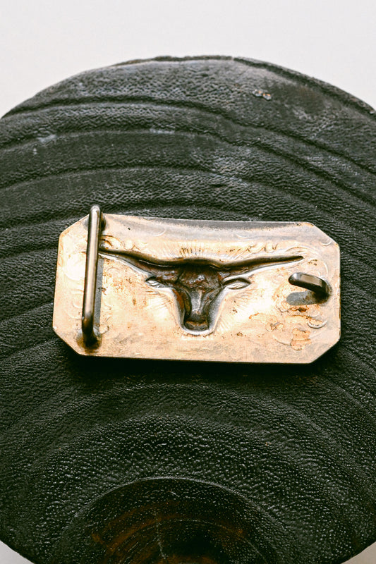 Vintage Longhorn Belt Buckle