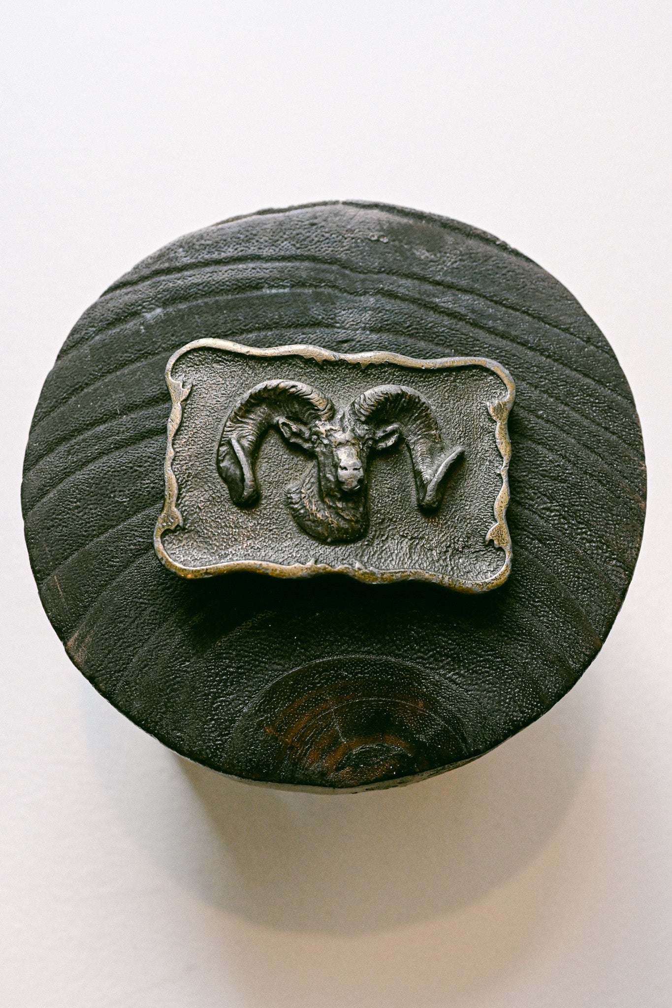 1976 James Lind Vintage Bighorn Sheep Belt Buckle