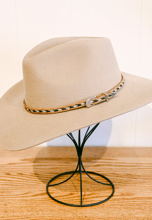 Horsehair Buckle Hat Band