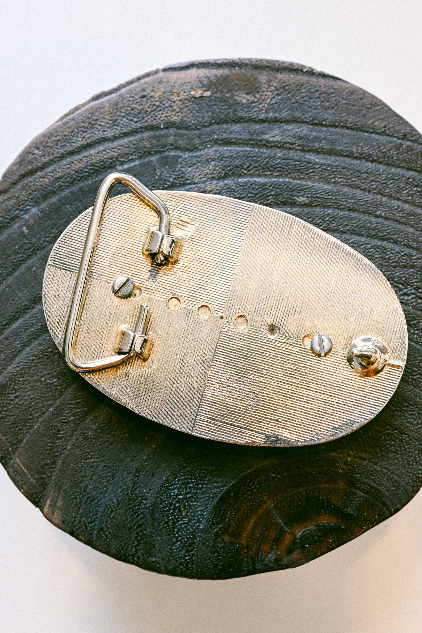 Ornate Western Cabochon Vintage Belt Buckle
