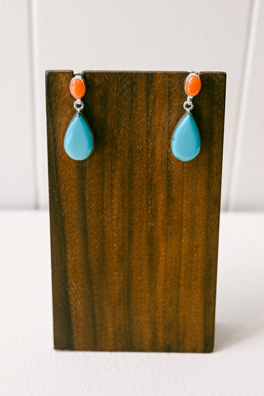 Navajo Double Drop Earrings