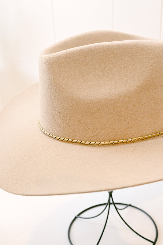 Small Bronze Twisted Hat Band