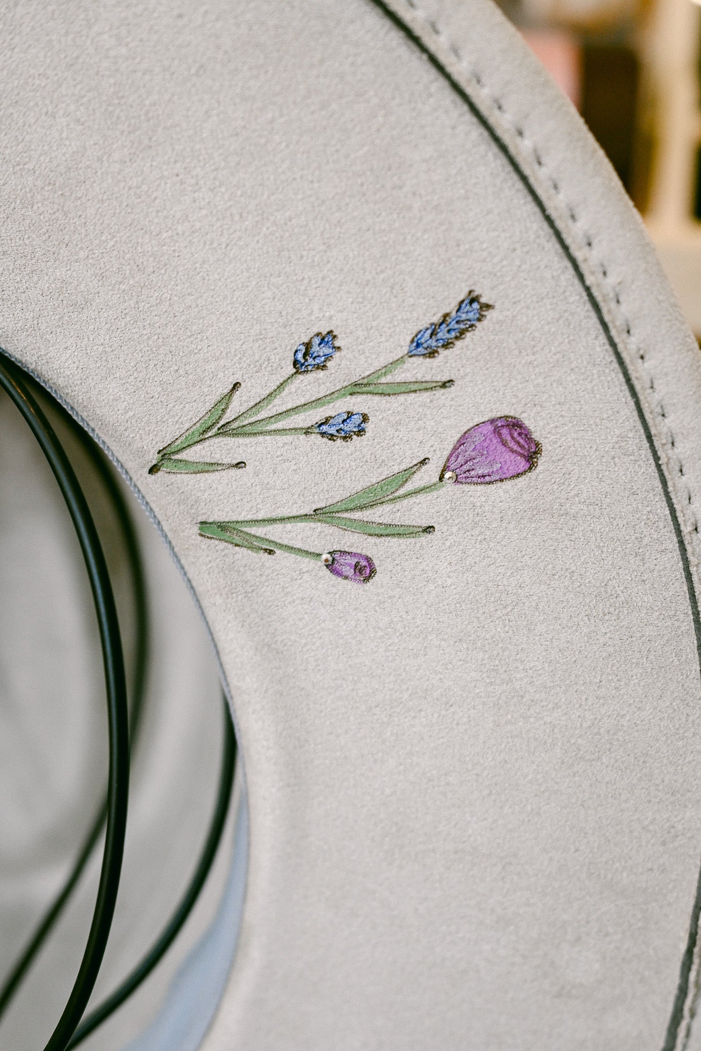 The Gemma - Hand-Burned & Hand-Painted Wildflower Hat