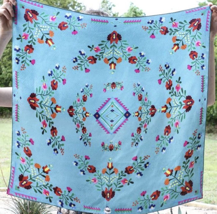 Fiesta 100% Silk Scarf