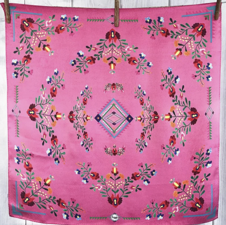 Fiesta 100% Silk Scarf