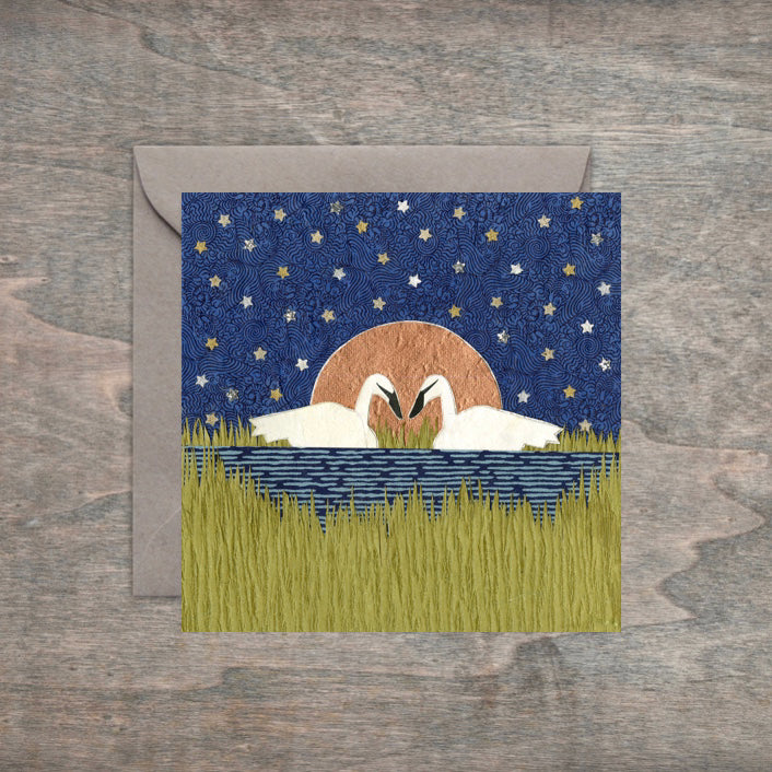 Strangers in the Night - Kris Batchelder Greeting Card