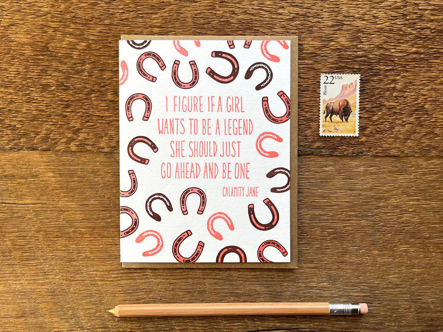 Calamity Jane Quote Card