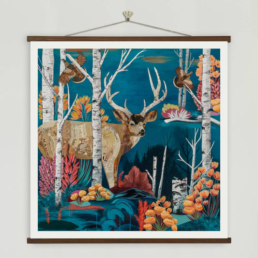 Art Print | Deer Wall Art | BLUE MOUNTAIN MAGIC