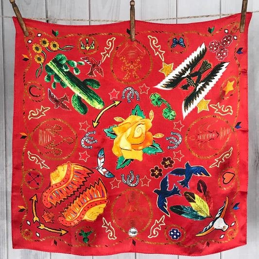 Boots 100% Silk Scarf