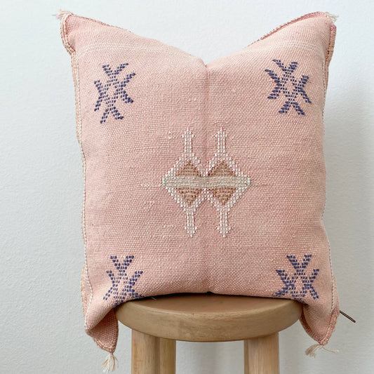 Silk Sabra Pillow - Pink