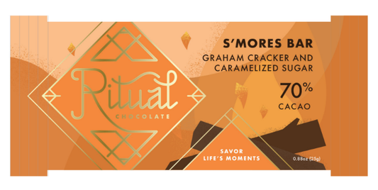 S’mores Mini Bar 25g, Dark Chocolate 70%