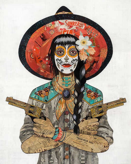 Art Print | Catrina Art | VAQUERA SUDOESTE (PAINTED LADY)